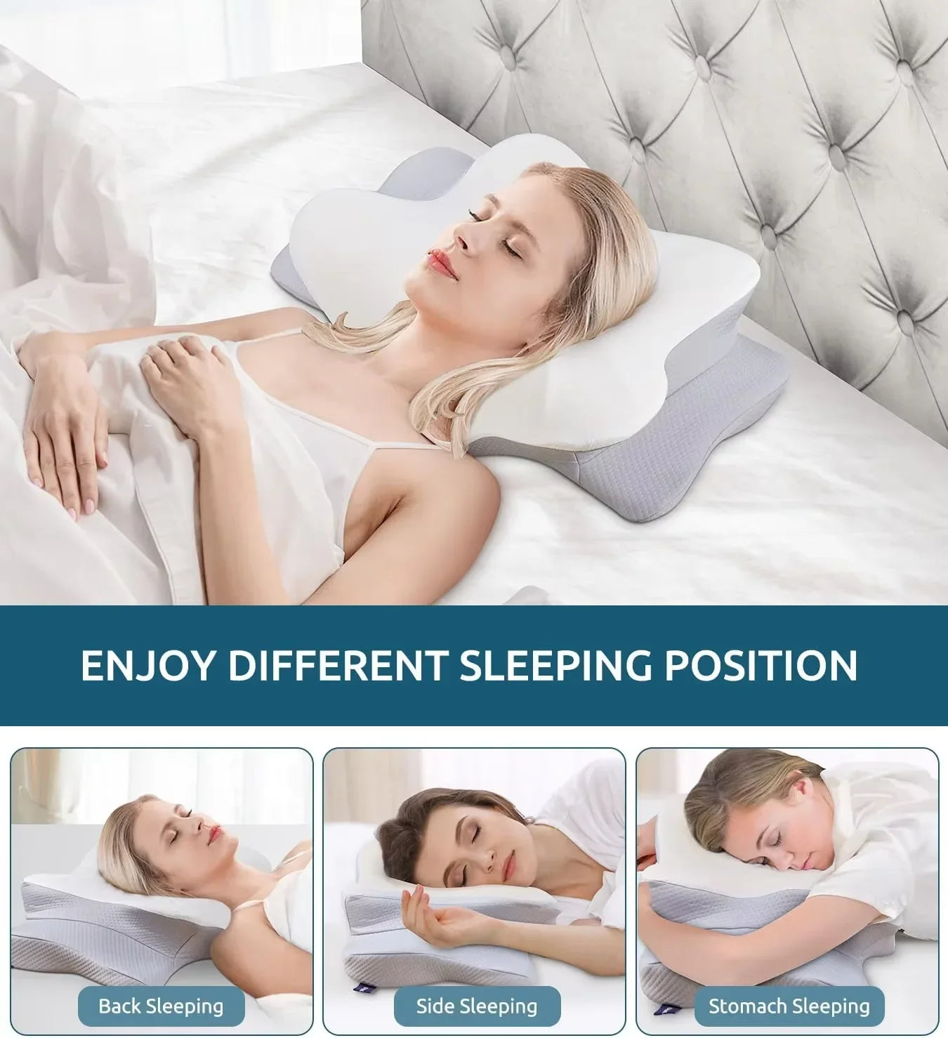 Ergonomic Memory Foam Pillow