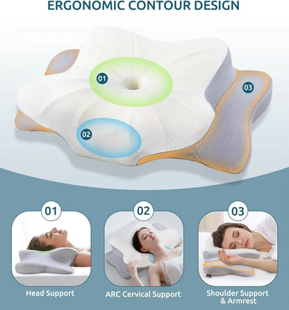 Ergonomic Memory Foam Pillow